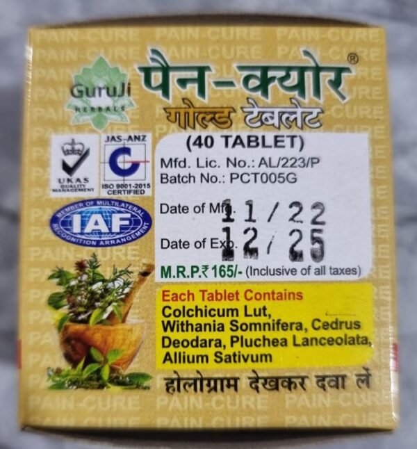 PAIN CURE GOLD TABLET - Image 3